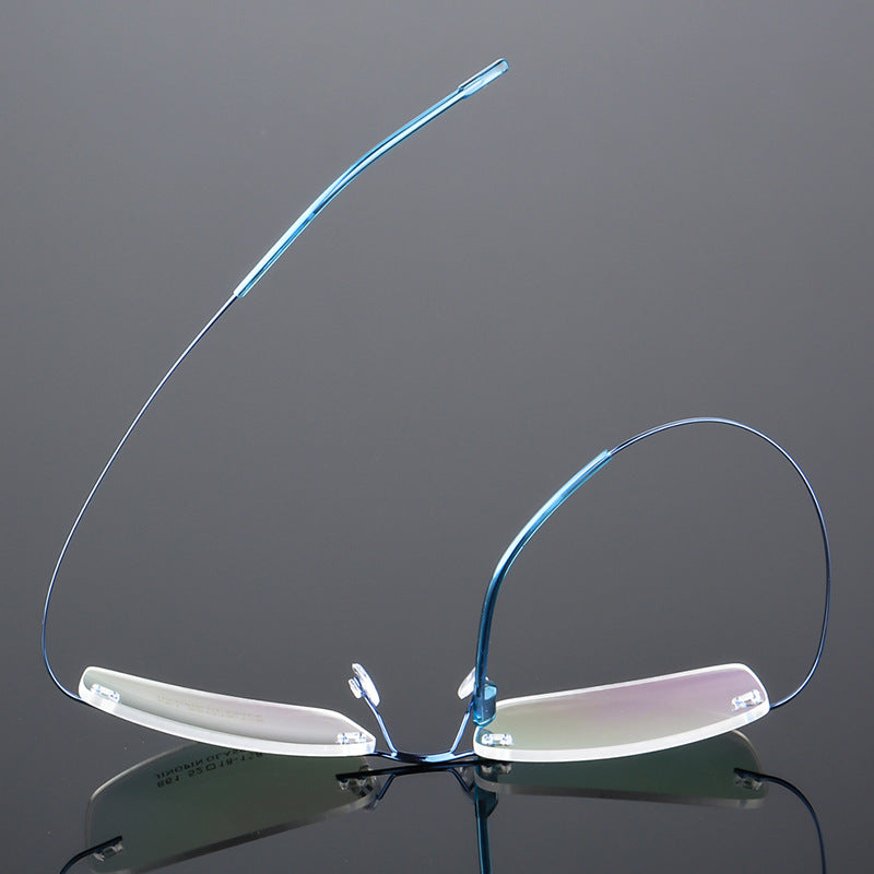 Business ultra-light titanium alloy ultra-elastic metal Danyang glasses ...