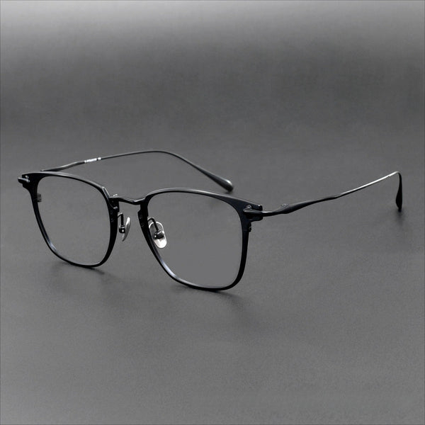 Roussel Vintage Square Titanium Eyeglasses Frame