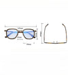 Retro Titanium Square Glasses Frame 5865