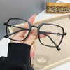 WOMEN'S FASHIONABLE SLIM FLASH LARGE FRAME ANTI-BLUE LIGHT READING GLASSES