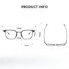 Retro Titanium Square Glasses Frame KJ-40A