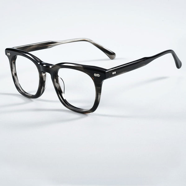 Cesar Retro Rectangle Acetate Glasses Frame