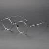 Titanium Geometric Glasses Frame KMN7311