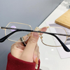 WOMEN'S FASHIONABLE METAL FRAME HD ANTI-BLUE LIGHT READING GLASSES