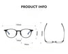 Retro Oval Titanium Ultra-Light Glasses Frame DRX2078