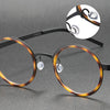 Titanium Vintage Round Eyeglasses Frames 9707