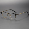 Titanium Vintage Square Eyeglasses Frames S-02T