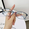 Women's Fashion Lightweight Metal Anti-Blue Light Reading Glasses