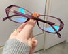 WOMEN'S SEXY ANTI-BLUE LIGHTSHELL DECORATION READING GLASSES