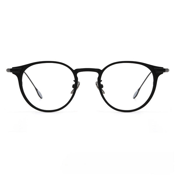 North Ultra-light Pure Titanium Vintage Round Eyeglasses Frame