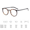 Leander Titanium Vintage Round Eyeglasses Frames 9704