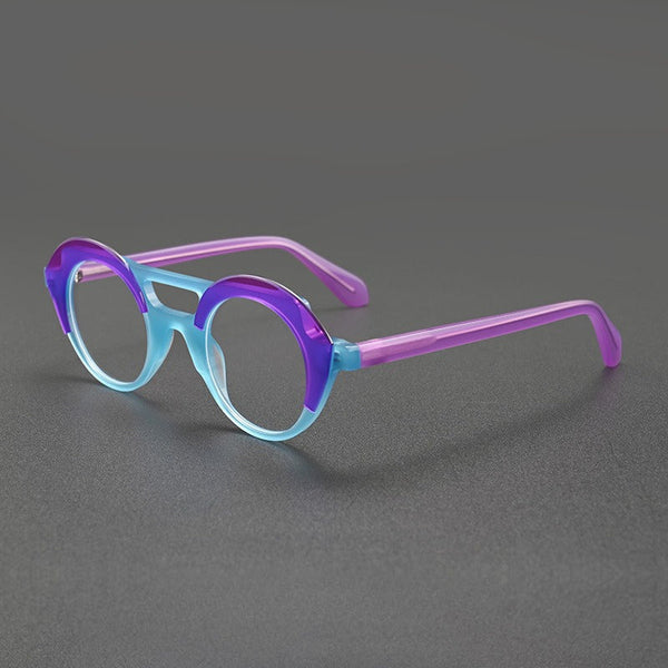 Faye Vintage Round Acetate Glasses Frame