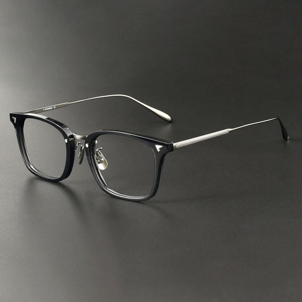 Yanko Retro Rectangle Titanium Glasses Frame