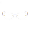 WOMEN'S FASHION FRAMELESS ULTRA-LIGHT CUT-EDGE ANTI-BLUE LIGHT READING GLASSES