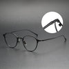 Titanium Vintage Round Eyeglasses Frames KJ-40