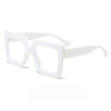 Fashion Square Large Frame Glasses