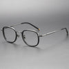 Retro Titanium Square Glasses Frame ALCOR