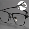 Titanium Vintage Square Eyeglasses Frames S-02T