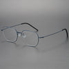 Retro Titanium Square Glasses Frame 5527-1