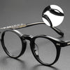 Briceno Acetate Retro Oval Glasses Frame