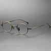 Titanium Vintage Oval Eyeglasses Frames KMN53