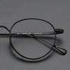 Titanium Vintage Oval Glasses Frame 10518