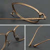 Retro Titanium Square Glasses Frame ST M3090