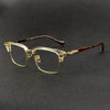 West Retro Rectangle Titanium Glasses Frame