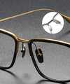 Titanium Square Glasses Frame DTX106