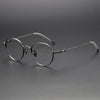 Titanium Vintage Oval Eyeglasses Frames EP