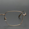 Retro Titanium Square Glasses Frame 80984