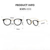 Titanium Vintage Round Eyeglasses Frames KMN1110 KMN1111