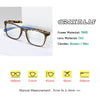 Blue Light Blocking Glasses Men Fashion Square Reading Optics Eyeglasses Frame Women Computer Eyewear