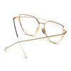 Computer Transparent Eyewear Frames Classic Brand Fashion Cat Eye Glasses For Women Oversized Spectacle Eyeglasses