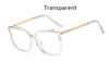 Eyeglasses Square glasses womanfashion Clear lens Optical glasses frame women Luxury Brand Metal Legs female oculos