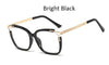 Eyeglasses Square glasses womanfashion Clear lens Optical glasses frame women Luxury Brand Metal Legs female oculos