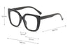 women's eyeglass frameNew black Square glasses frame women Big glasses frame oversized Fashion Styles Acetate