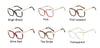 Eyeglasses Square glasses womanfashion Clear lens Optical glasses frame women Luxury Brand Metal Legs female oculos