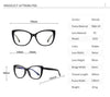 Women's EyeglassesTransparent Square Computer Glasses Frame Anti Blue Light Female Eyeglass Sexy Leopard