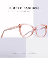 Women's EyeglassesTransparent Square Computer Glasses Frame Anti Blue Light Female Eyeglass Sexy Leopard