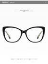 Women's EyeglassesTransparent Square Computer Glasses Frame Anti Blue Light Female Eyeglass Sexy Leopard