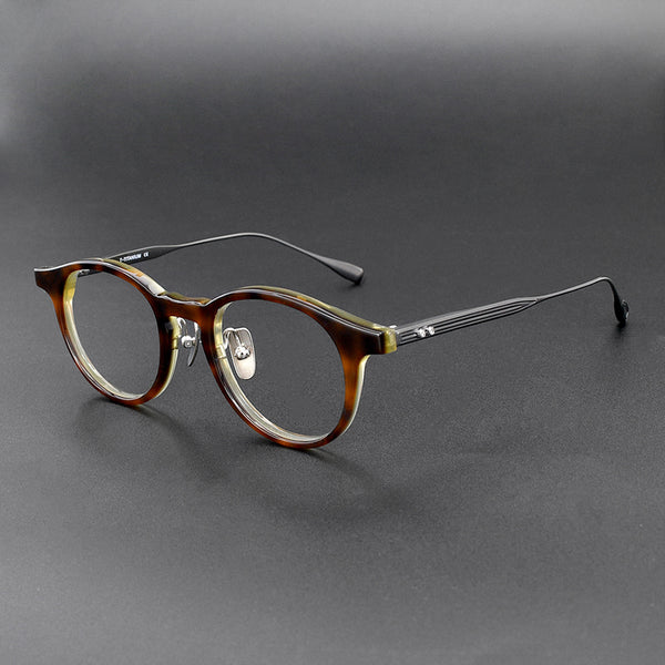 Titanium Vintage Eyeglasses Frames CMS148