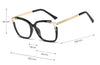 Eyeglasses Square glasses womanfashion Clear lens Optical glasses frame women Luxury Brand Metal Legs female oculos