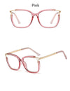 Eyeglasses Square glasses womanfashion Clear lens Optical glasses frame women Luxury Brand Metal Legs female oculos