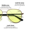 Night Vision Photochromic Blue Light Blocking Multifocal Reading Glasses - CML1990