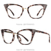 Cat Eye Anti Blue Light Ladies Computer Glasses Decorative Spectacle Frame