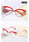 Blue Light Blocking Glasses Women Retro Cat Eye Optical Frames Men Prescription Reading Glasses Clear Lens Spectale Eyeglasses