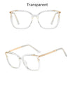 Eyeglasses Square glasses womanfashion Clear lens Optical glasses frame women Luxury Brand Metal Legs female oculos