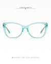 Women's EyeglassesTransparent Square Computer Glasses Frame Anti Blue Light Female Eyeglass Sexy Leopard