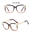 Eyeglasses Square glasses womanfashion Clear lens Optical glasses frame women Luxury Brand Metal Legs female oculos